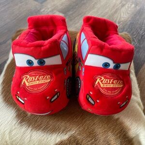 Disney Cars Lightning McQueen Red Slippers